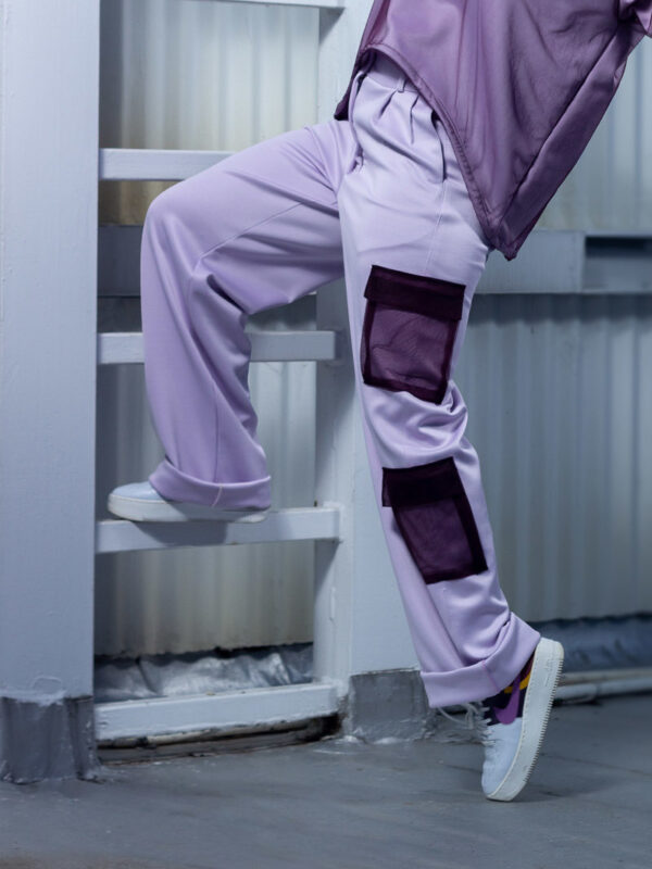 SENTIR LILAC CARGO PANTS