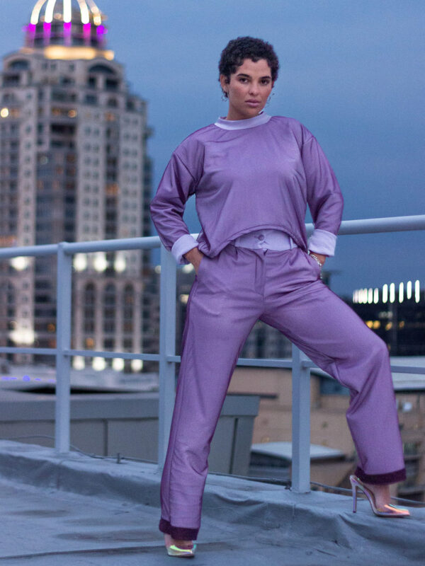 SENTIR LILAC MESH PANTS
