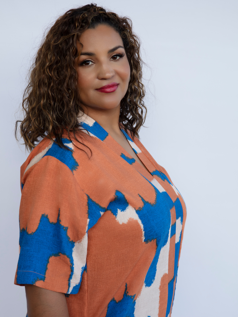 AVRA LULA KAFTAN MIDI DRESS – ORANGE 4