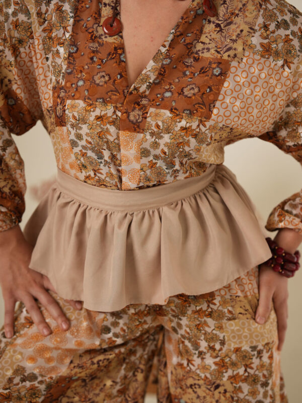 Boho Reversible Peplum Belt