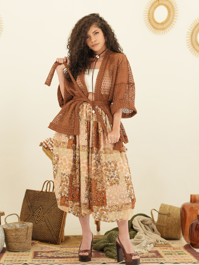 Kadar Chrochet Kimono