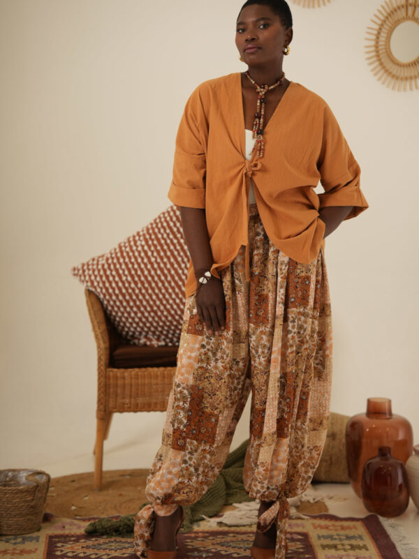 KUTENNA COTTON KIMONO TOP