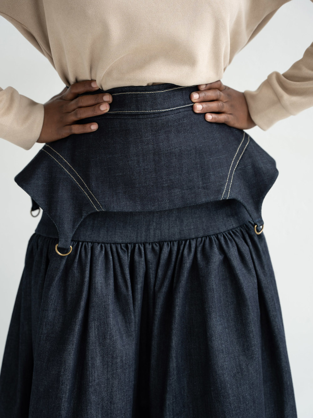 ABI DENIM CORSET BELT