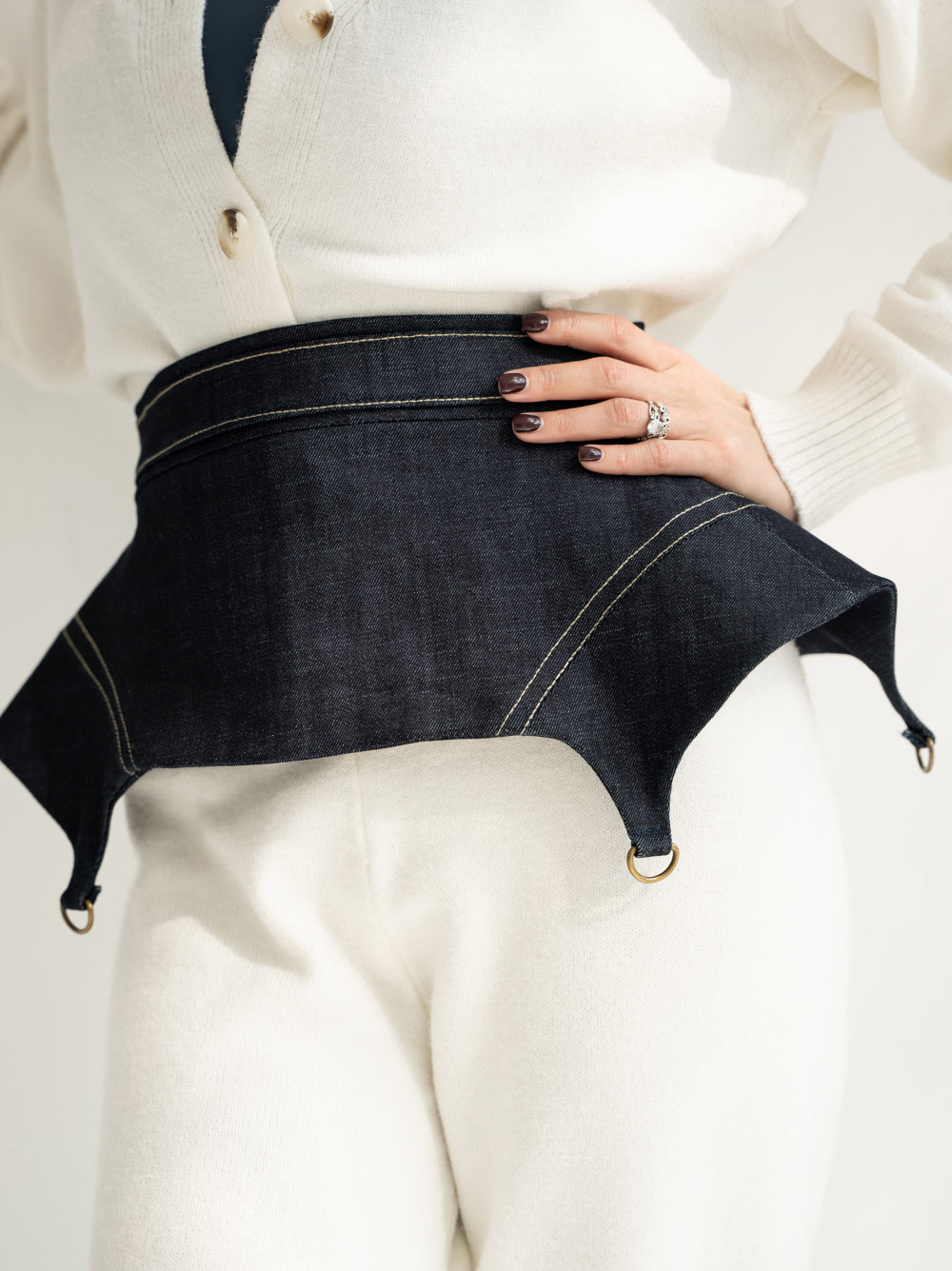 ABI DENIM CORSET BELT