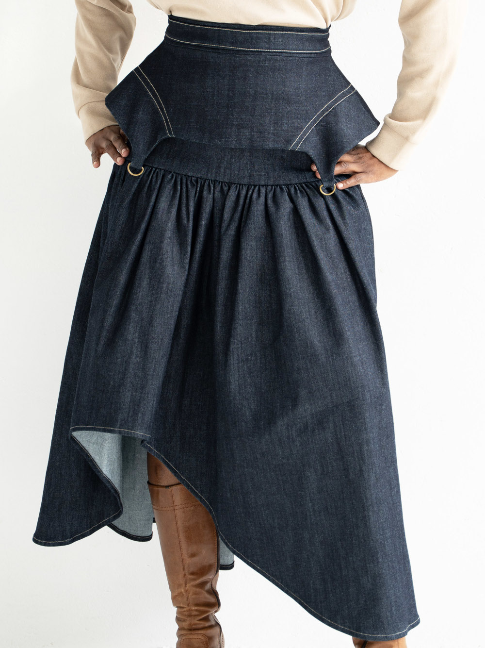 ABI DENIM CORSET BELT