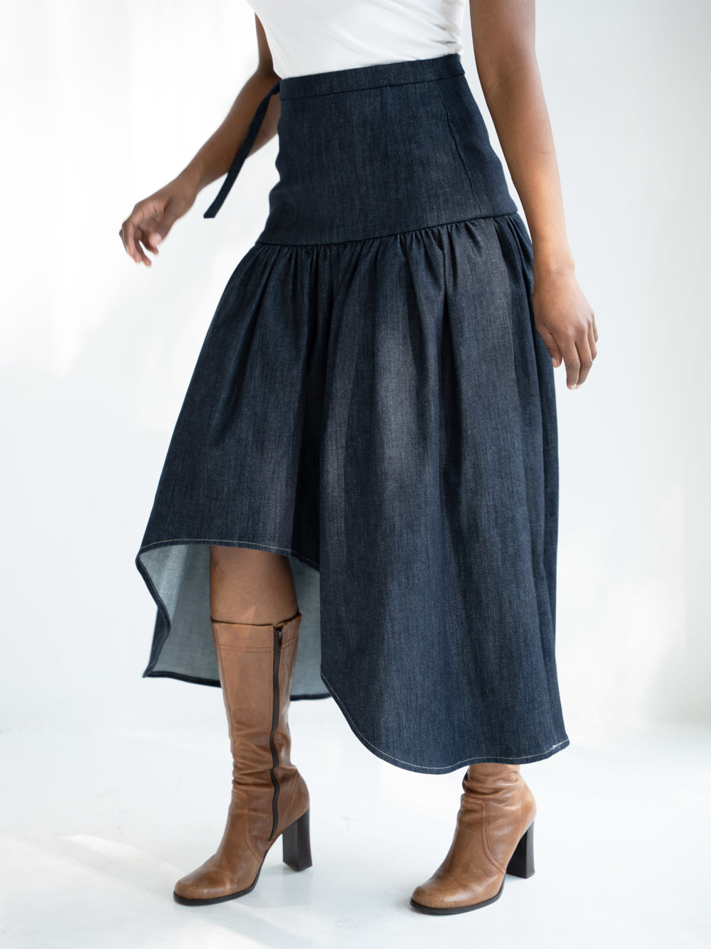 BIRU DENIM SKIRT