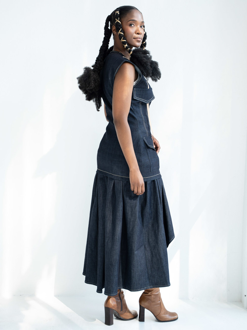 BIRU DENIM SKIRT 5