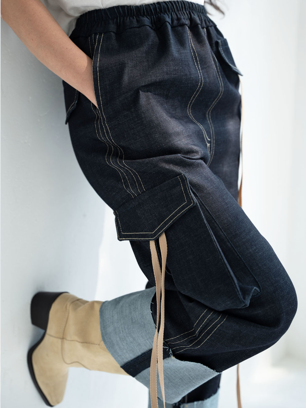 PLAVA DENIM CARGOS