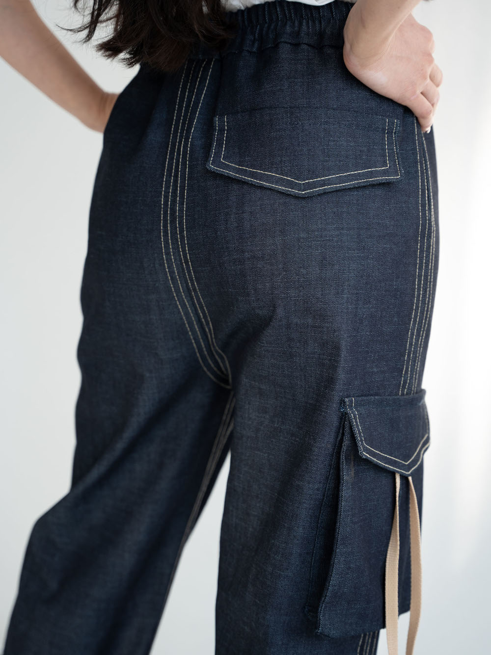 PLAVA DENIM CARGOS